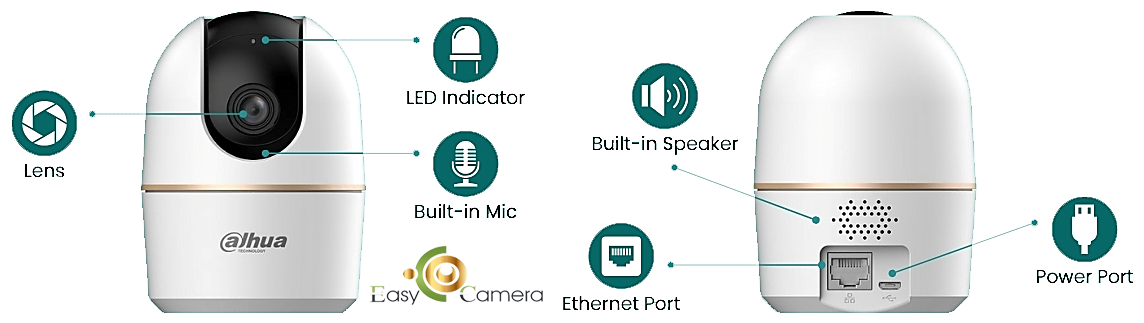 دوربین مداربسته dahua مدل Hero H2A