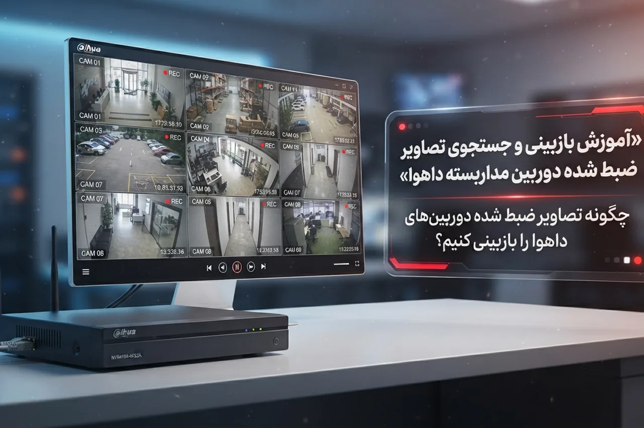 نحوه بازبینی فیلم دوربین مداربسته داهوا