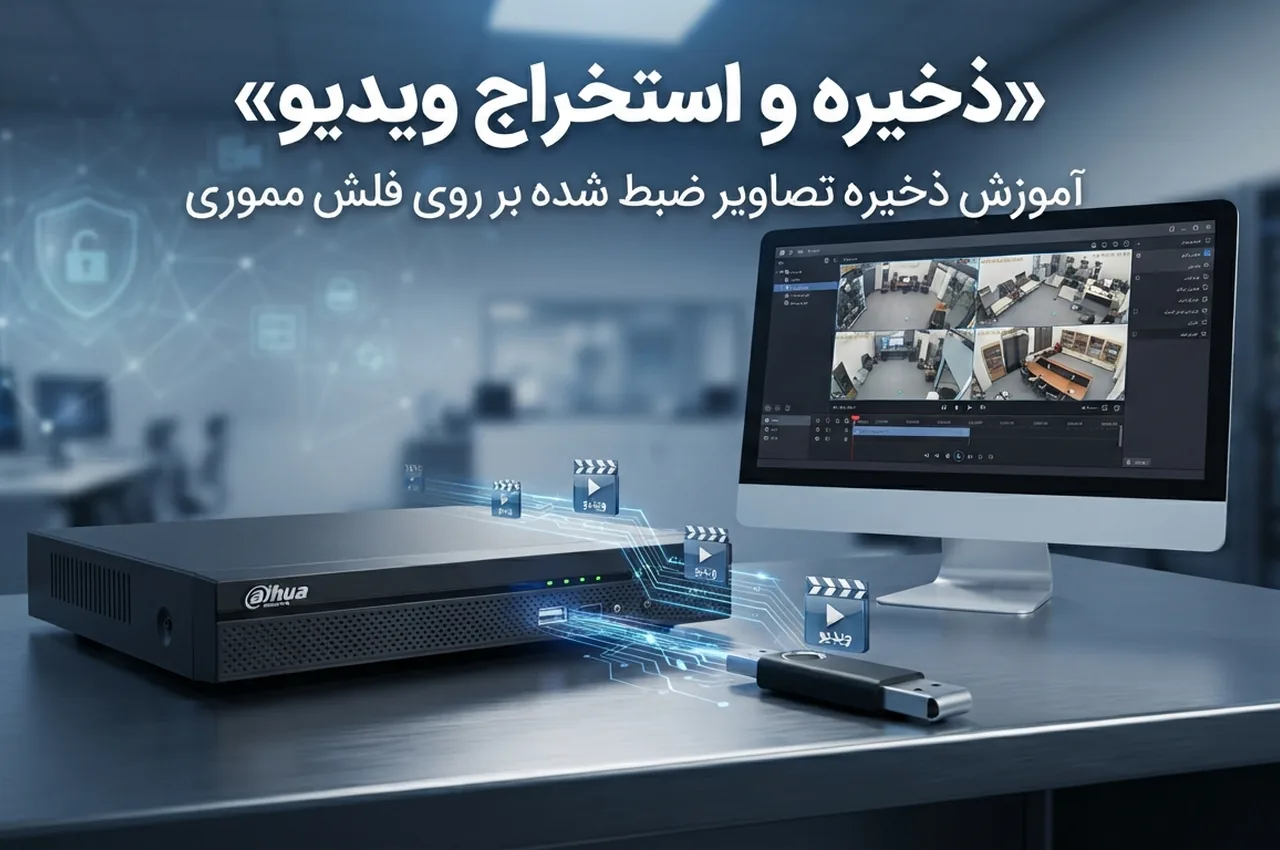 نحوه بازبینی فیلم دوربین مداربسته داهوا از روی دستگاه