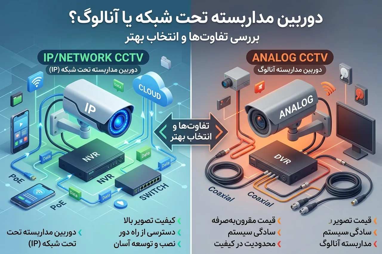 دوربین مداربسته تحت شبکه