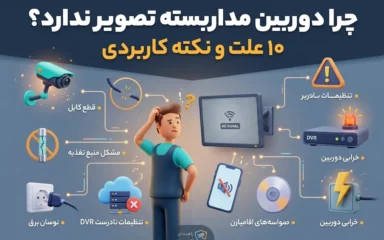 چرا دوربین مداربسته تصویر ندارد