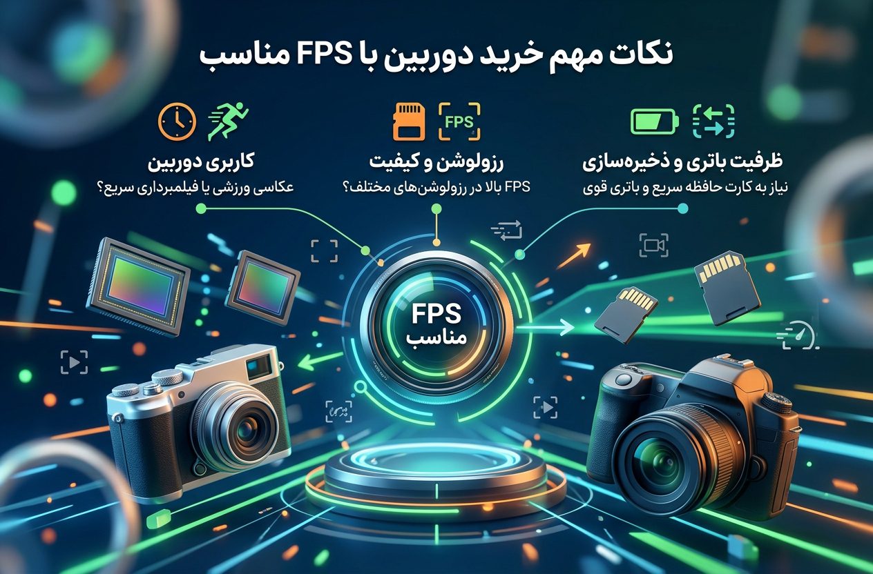 برای خرید دوربین با FPS مناسب به چه نکاتی توجه کنیم؟