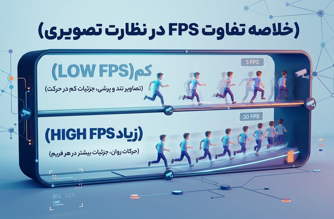جمع‌بندی تفاوت FPS در دوربین مداربسته