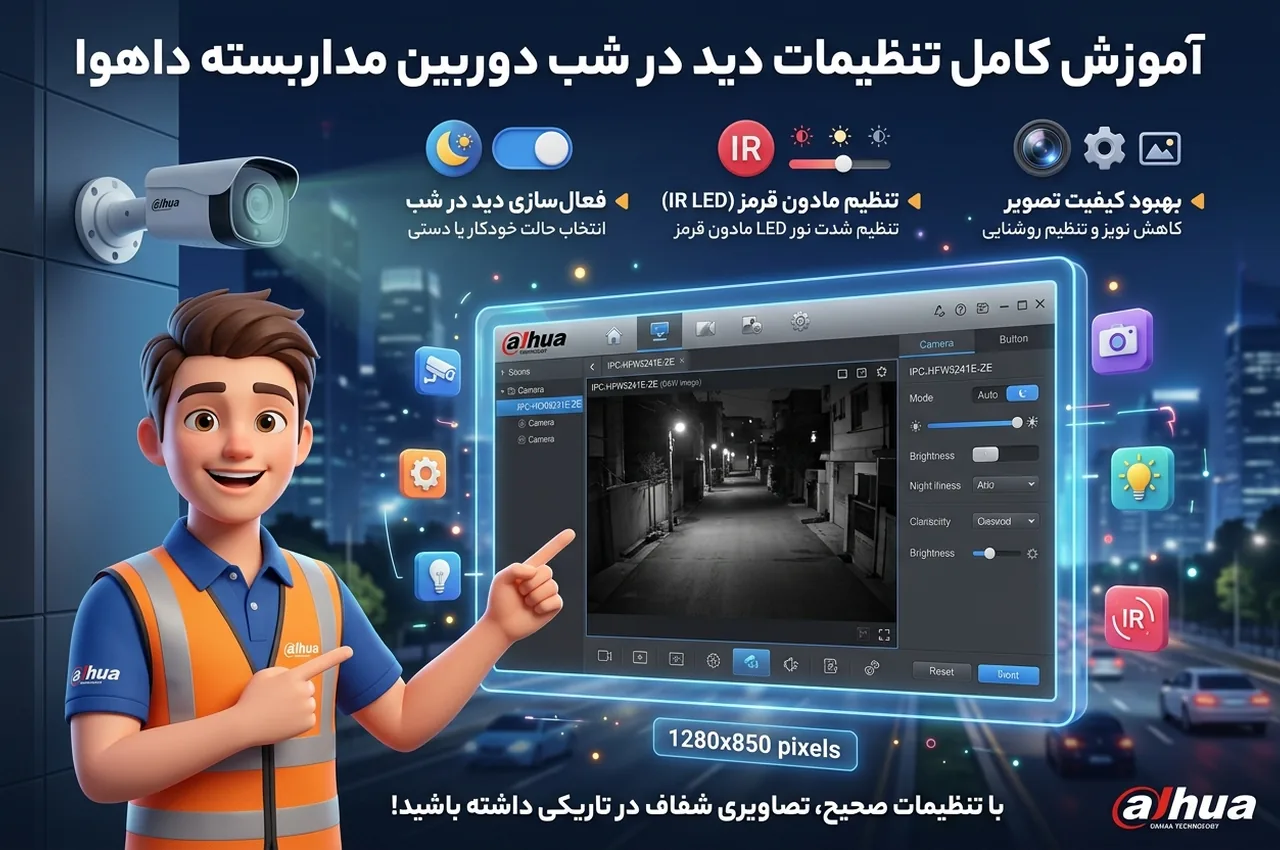 تنظیم Day/Night در دوربین داهوا