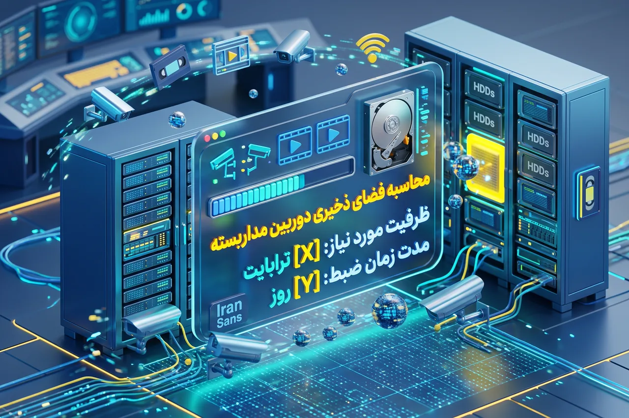 محاسبه هارد دوربین مداربسته