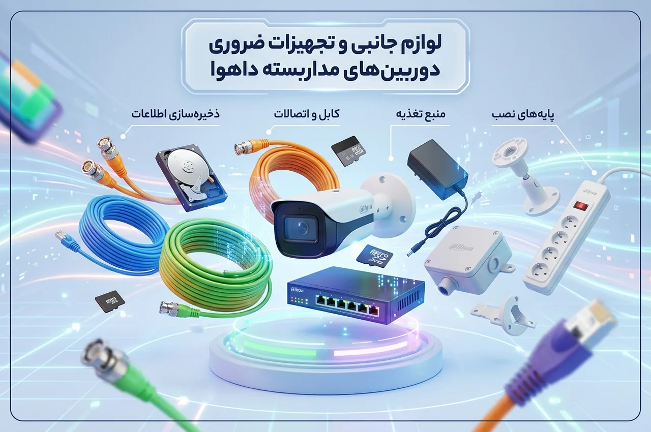 کابل شبکه و کابل‌کشی در سیستم داهوا