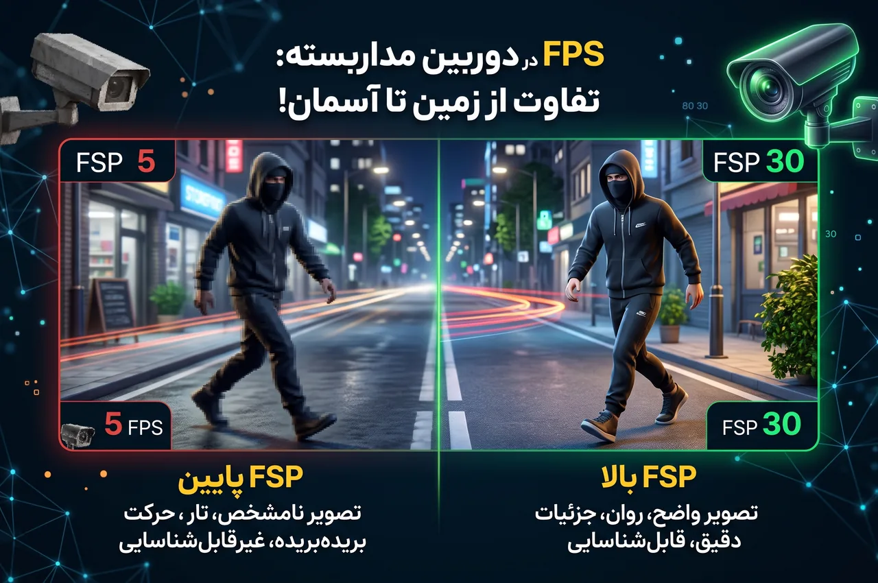 تفاوت FPS با رزولوشن دوربین چیست؟