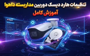تنظیمات هارد دیسک دوربین مداربسته داهوا